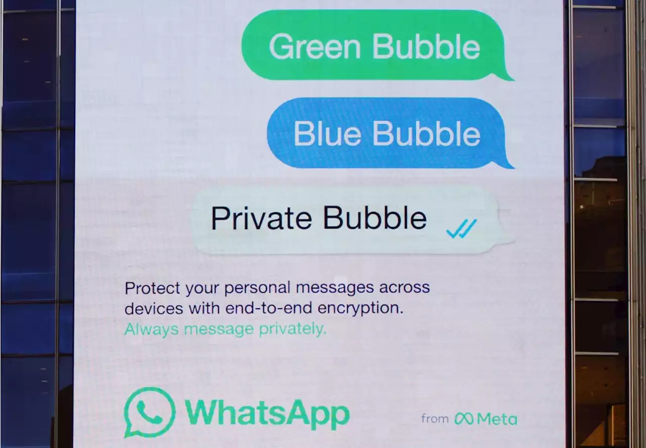 Meta attacks Apple's iMessage in new WhatsApp ad campaign