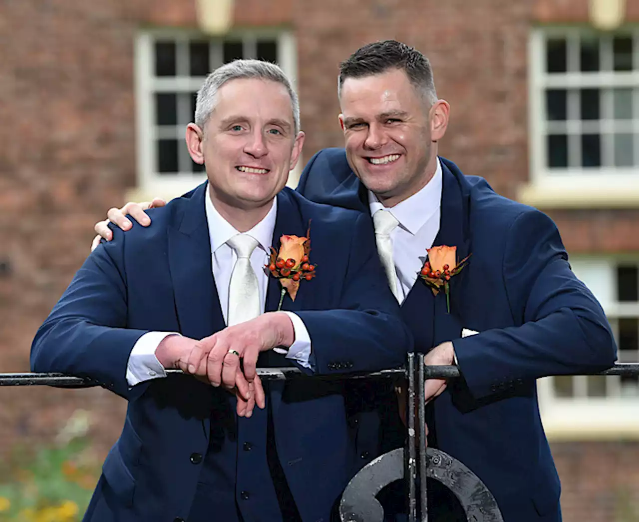 Wedding bells for BBC Radio Lancashire presenter Graham Liver and David Simpson