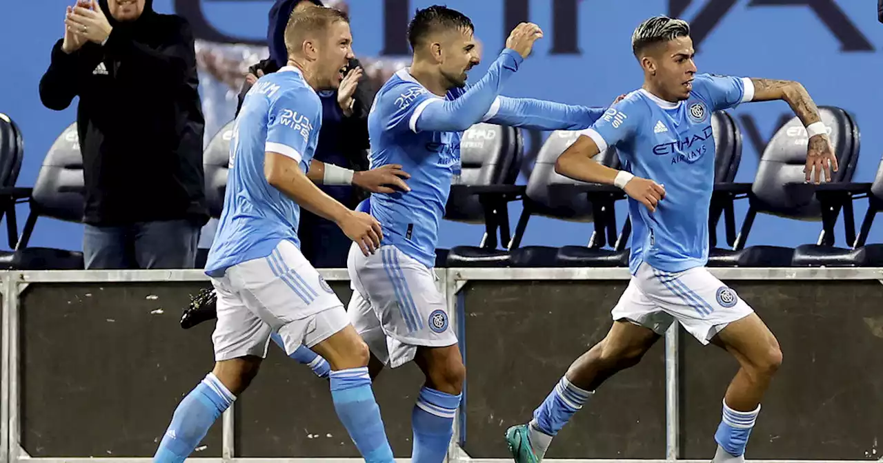 NYCFC beats Miami 3-0, advances to MLS semifinals