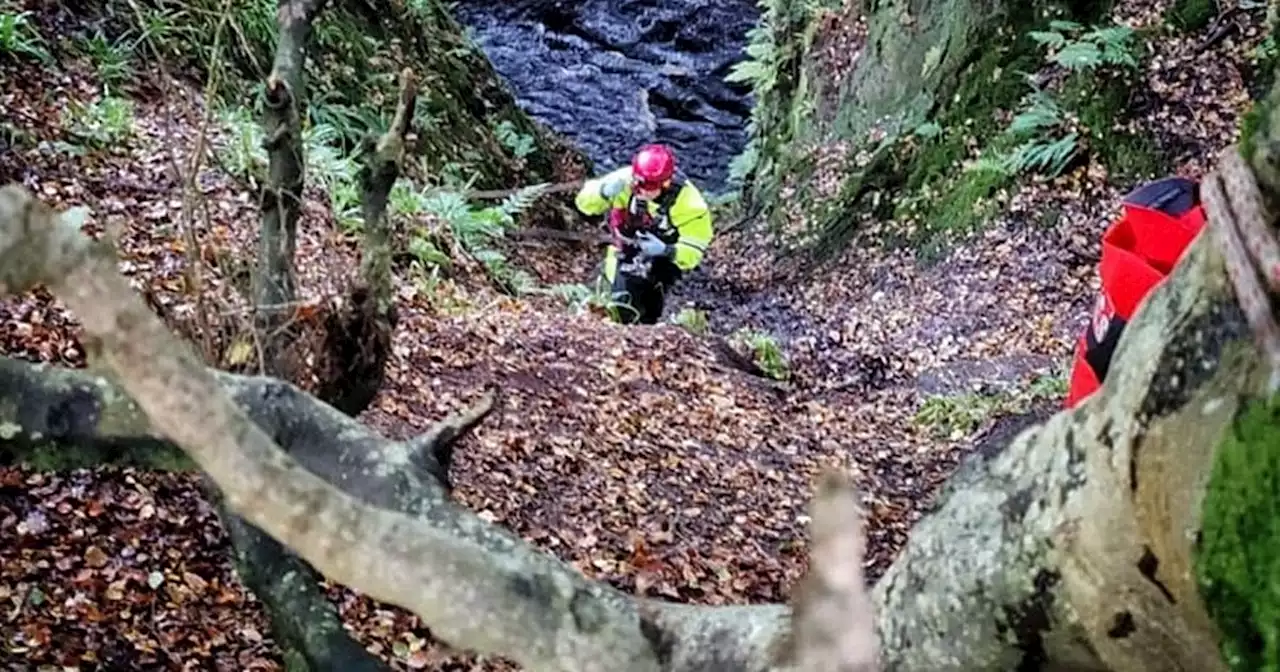 Hiker falls 40ft down Devil’s Pulpit as rescue teams called to Scots beauty spot