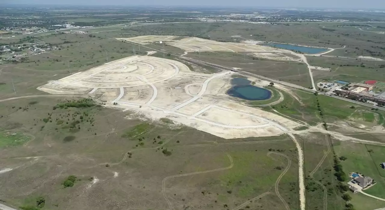 First of planned 10,000 homes are underway on site north of Fort Worth