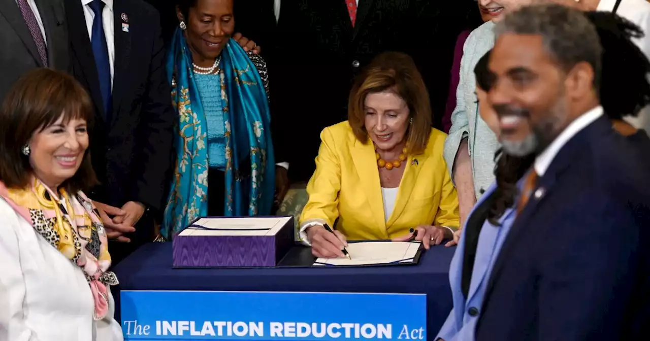 Biden wields Inflation Reduction Act against GOP as inflation rages on his watch