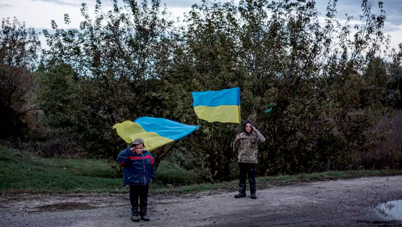 (S+) Ukraine: Fahrt durch die wiedereroberten Orte im Osten des Landes