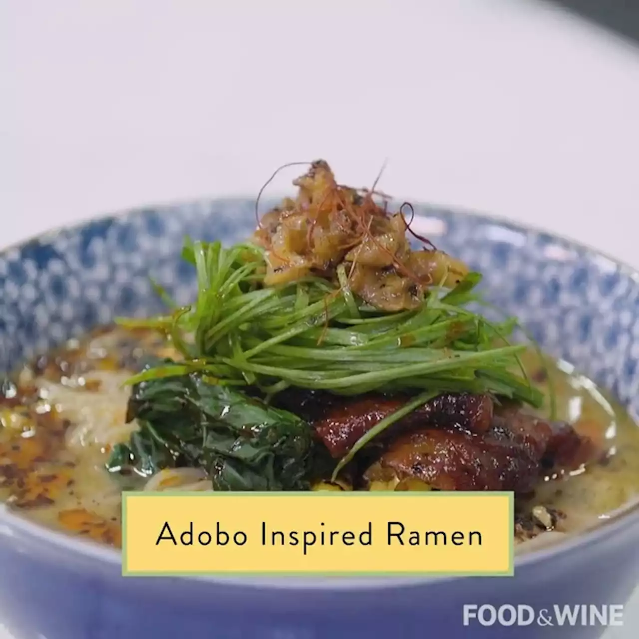 Chicken Adobo-Inspired Ramen