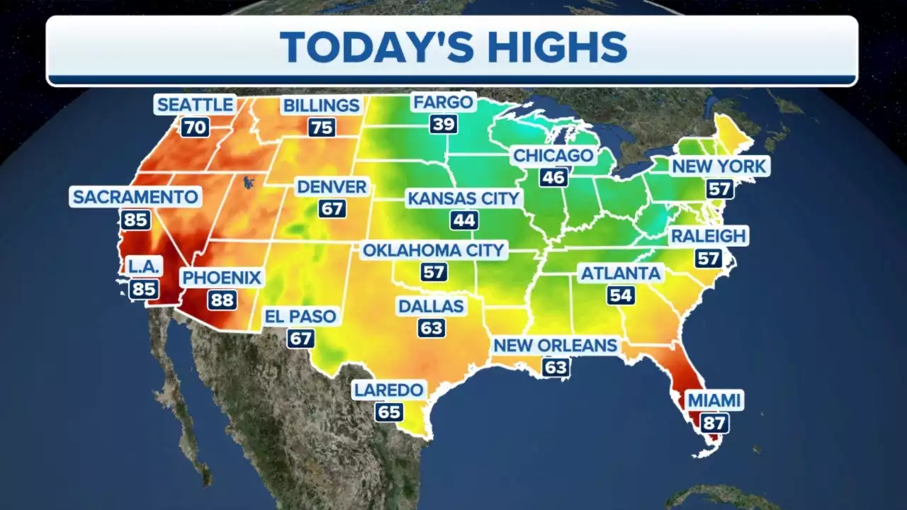 Snow forecast for Great Lakes, 70M people under frost, freeze advisories