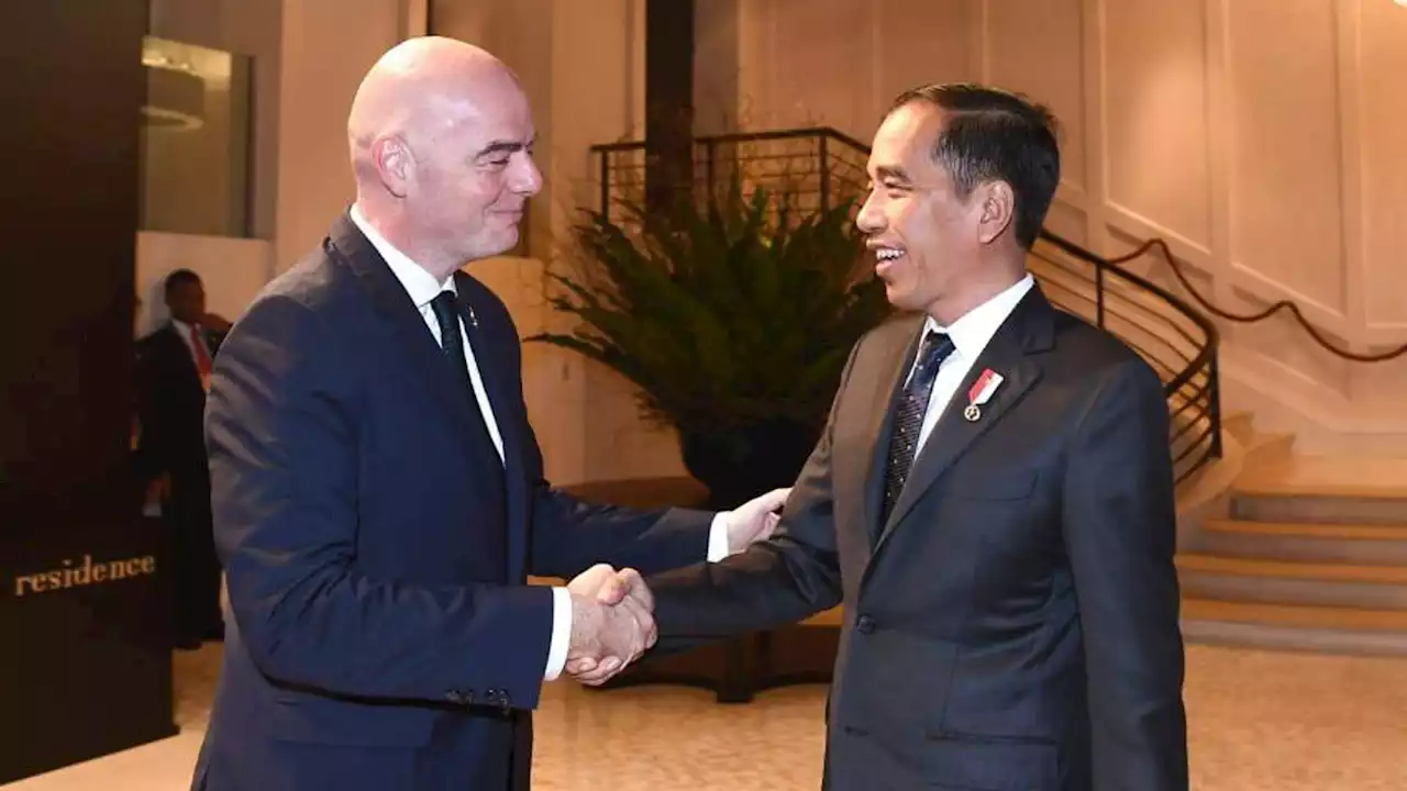 Presiden Joko Widodo Sambut Presiden FIFA Gianni Infantino Di Istana Negara | Goal.com Indonesia