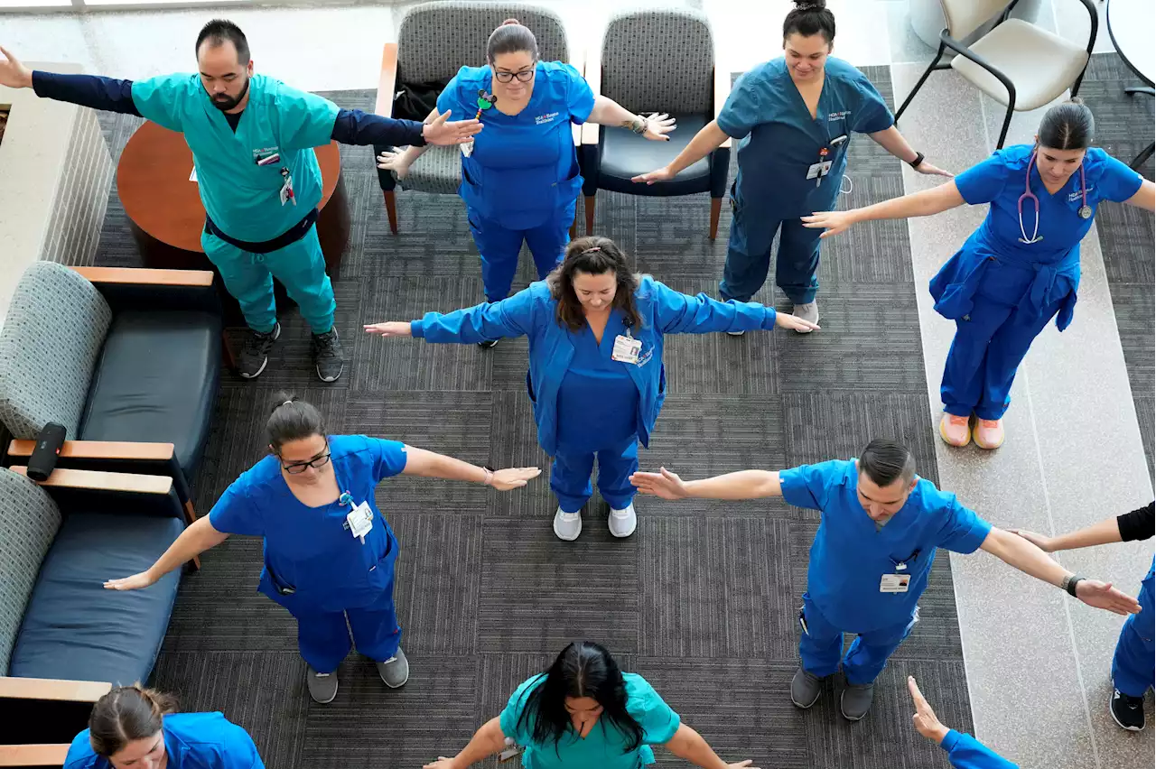 Zen lounges and yoga helping HCA Houston Healthcare nurses relieve stress, avoid burnout