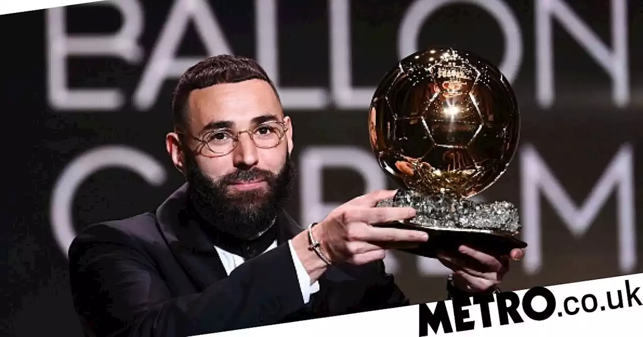 Real Madrid star Karim Benzema crowned 2022 Ballon d'Or winner