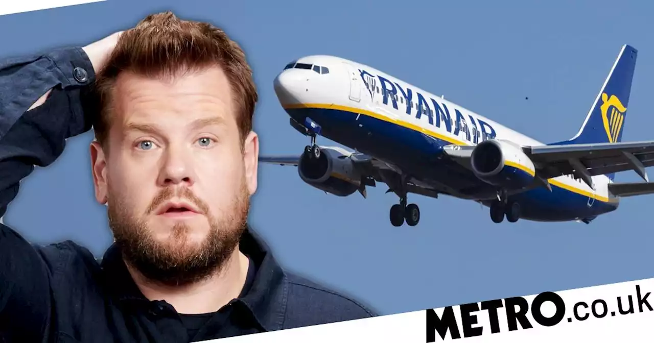 Ryanair ban James Corden after claims he was ‘nasty’ at restaurant