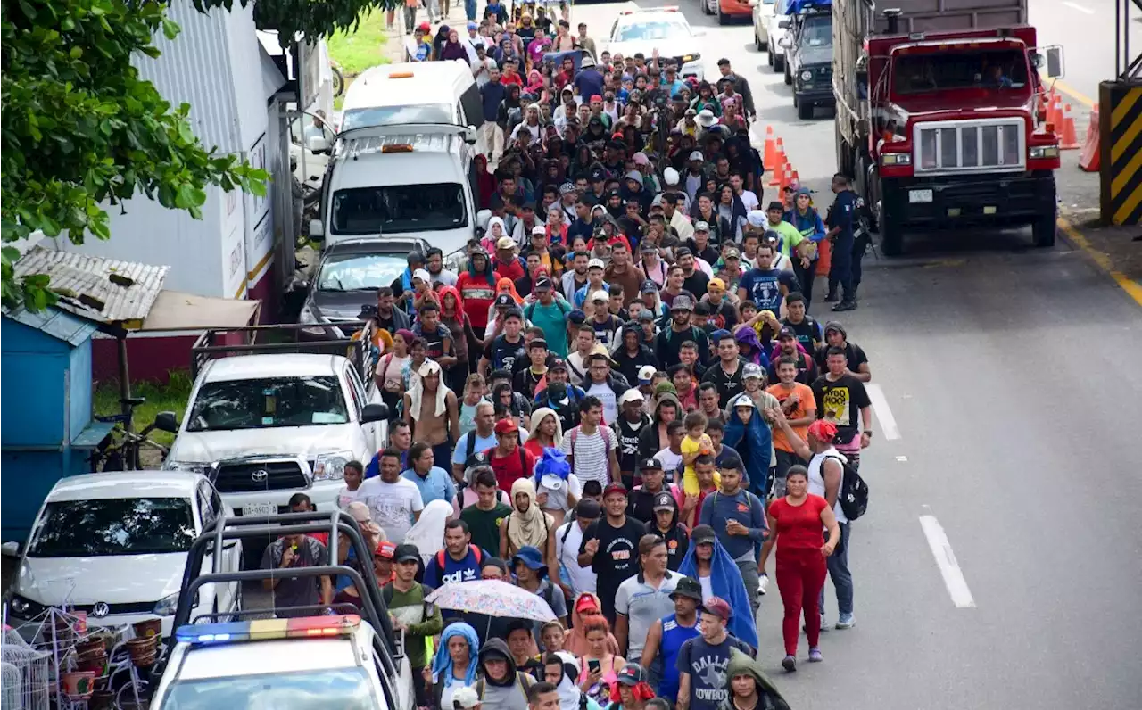 Migrantes venezolanos llegan a CdMx desde ambas fronteras del país