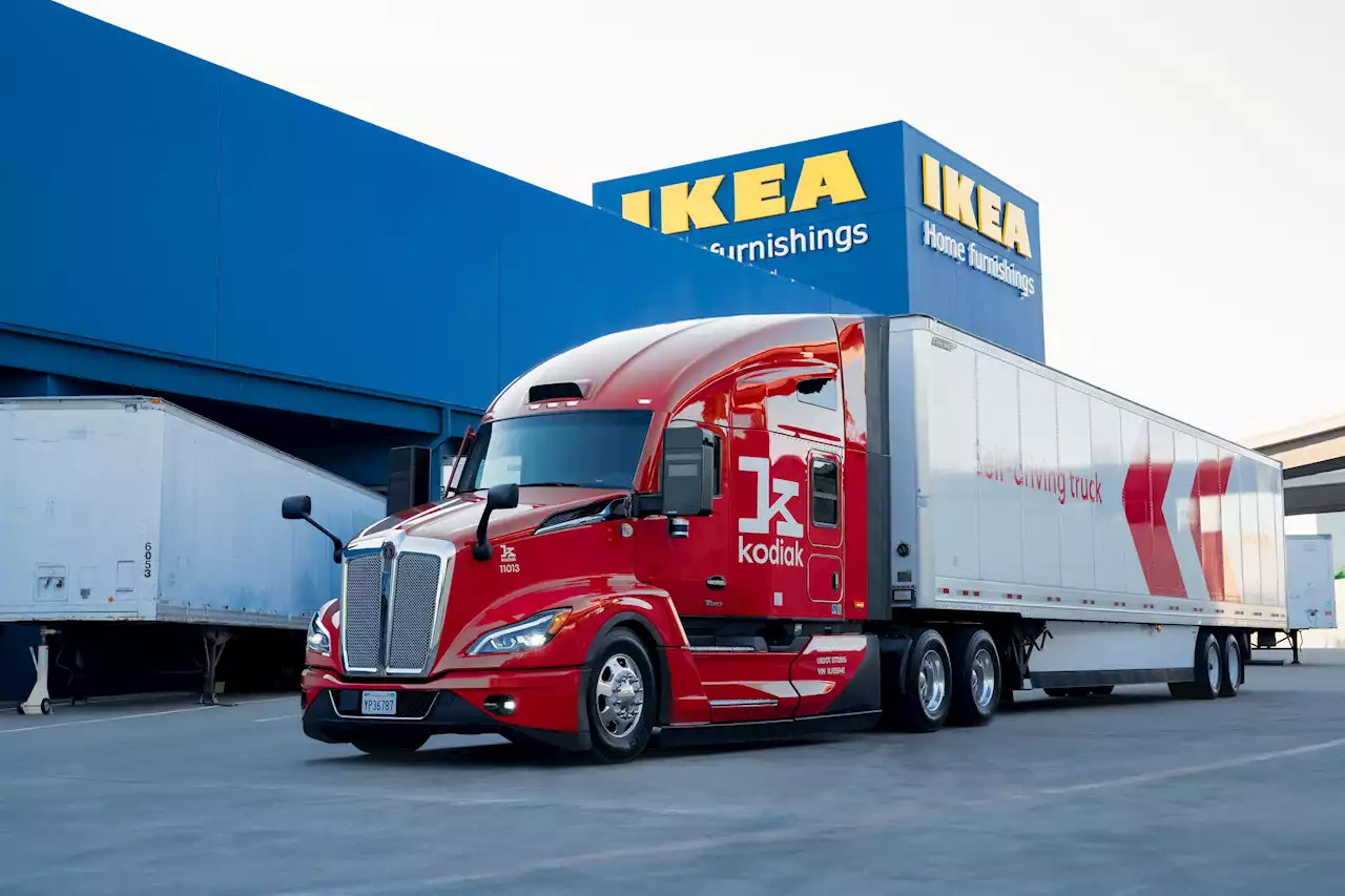 IKEA Teams With Self-Driving Truck Startup Kodiak Robotics to Test Deliveries in Texas