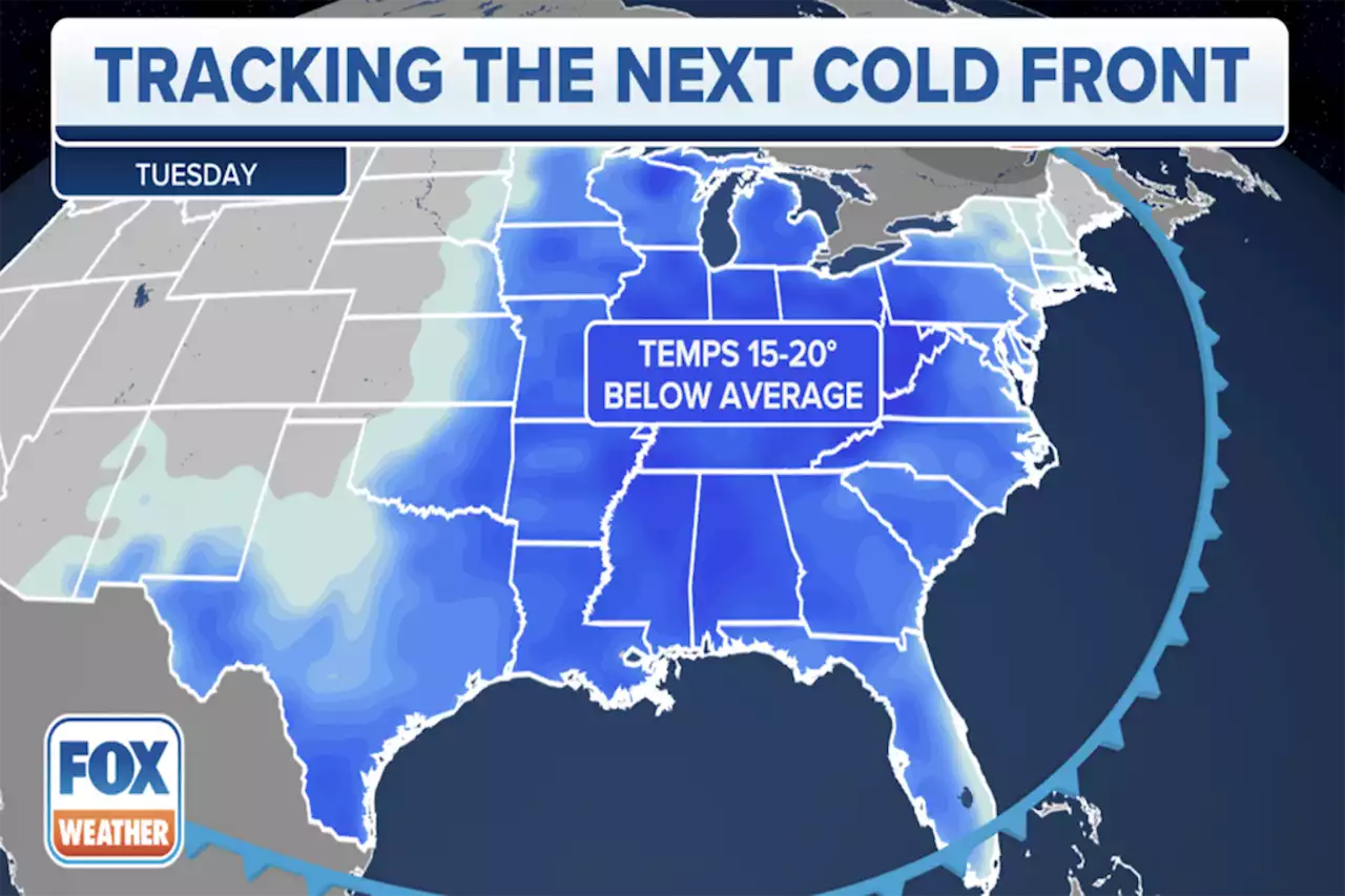 Freeze alerts issued for more than 75 million Americans as coldest air of season invades Midwest, South, East