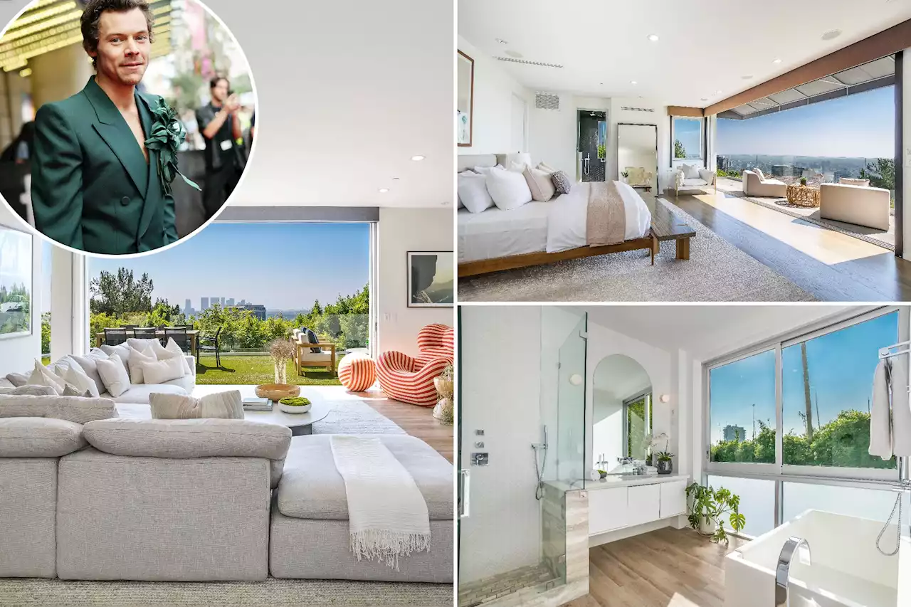 Harry Styles’ LA home he sold before landing Olivia Wilde film asks $8M