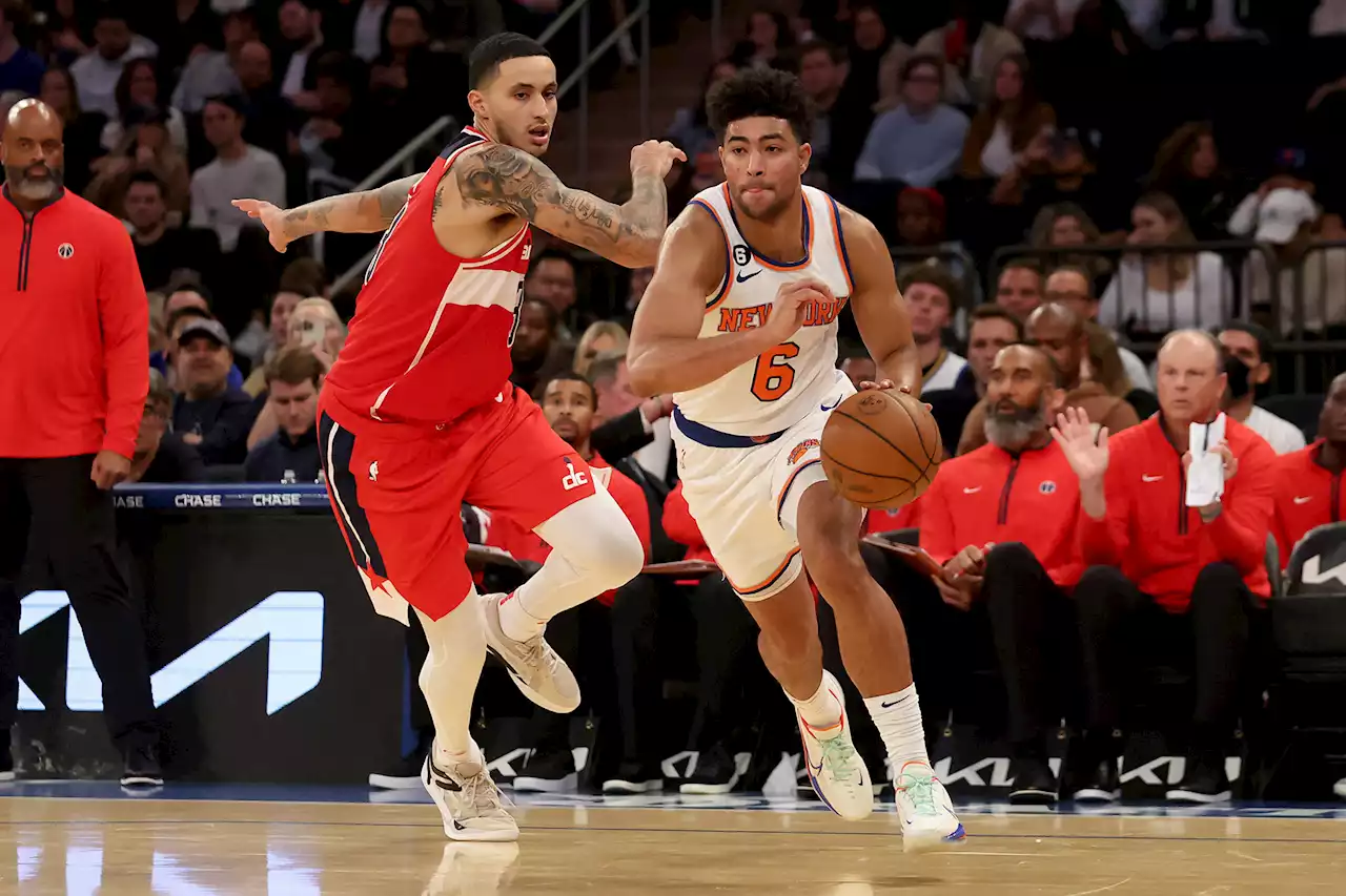 Quentin Grimes looking less likely to play in Knicks’ opener