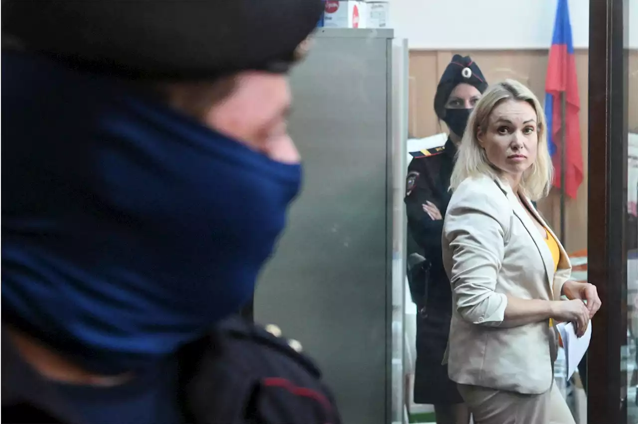 Russian TV journalist who protested Ukraine war flees country to avoid wanted list