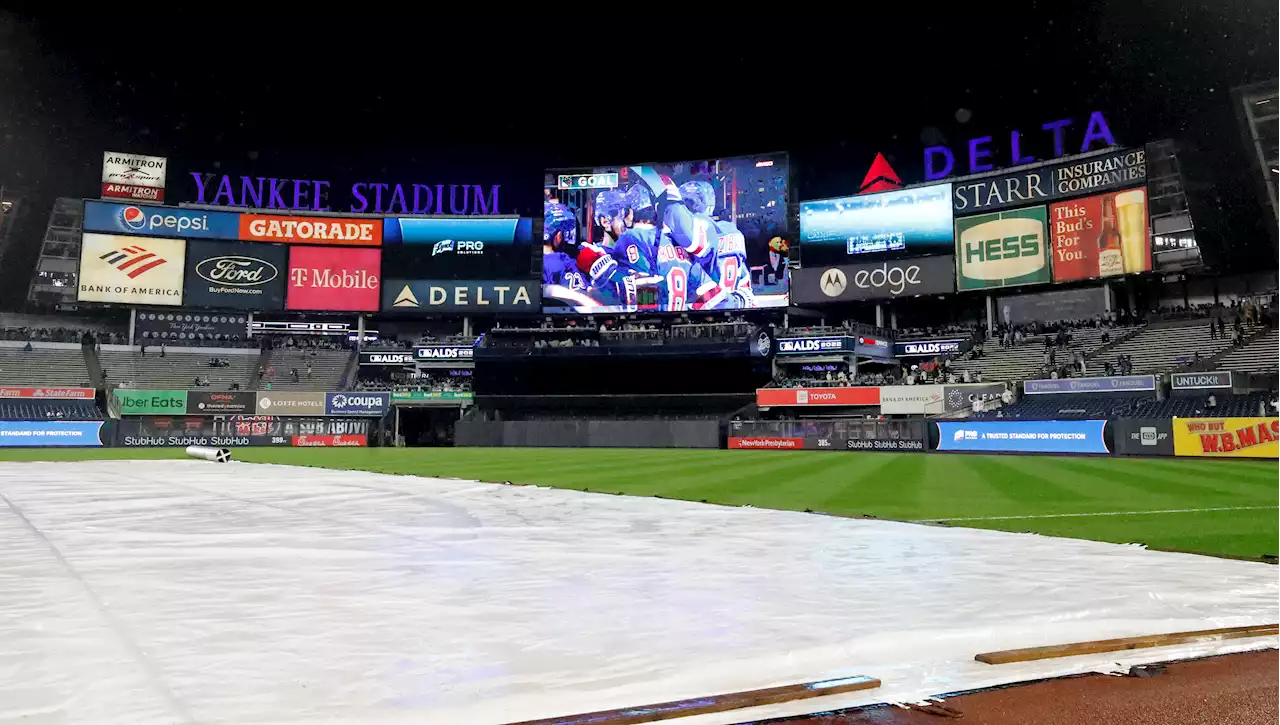 Yankees-Guardians Game 5 rained out after long wait, to be made up Tuesday