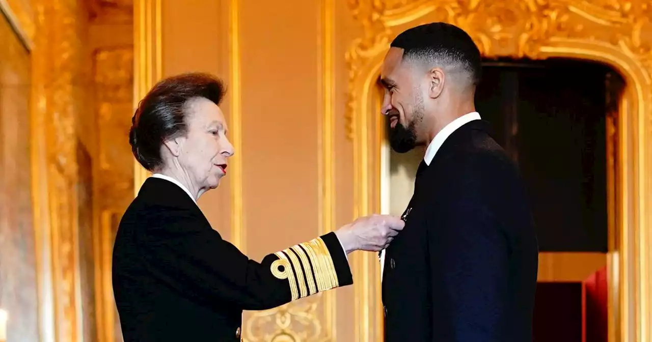 Ashley Banjo made MBE by Princess Anne during investiture ceremony