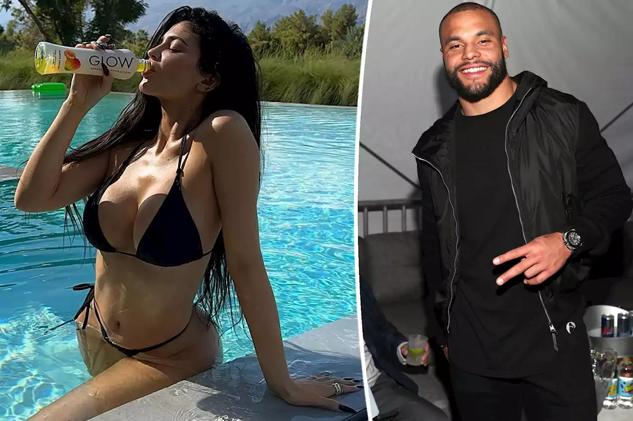 Kylie Jenner dives into sparkling water business with Dak Prescott