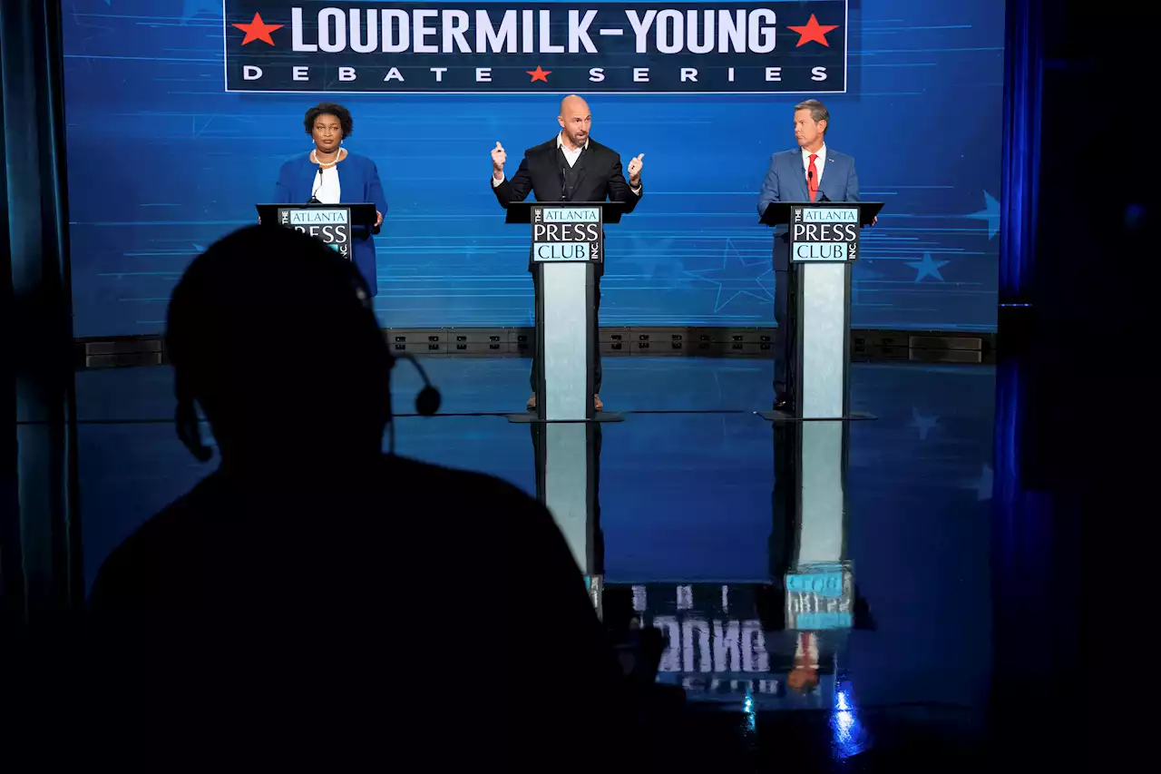 Abrams and Kemp spar over crime and Covid in first debate