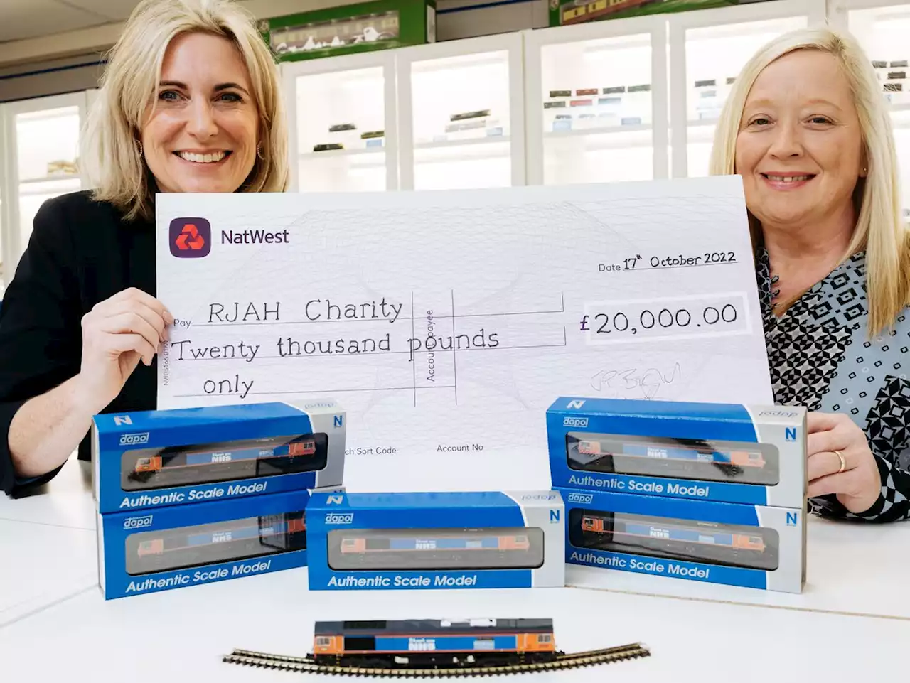 Model trains named after Captain Sir Tom make £20,000 for hospital charity