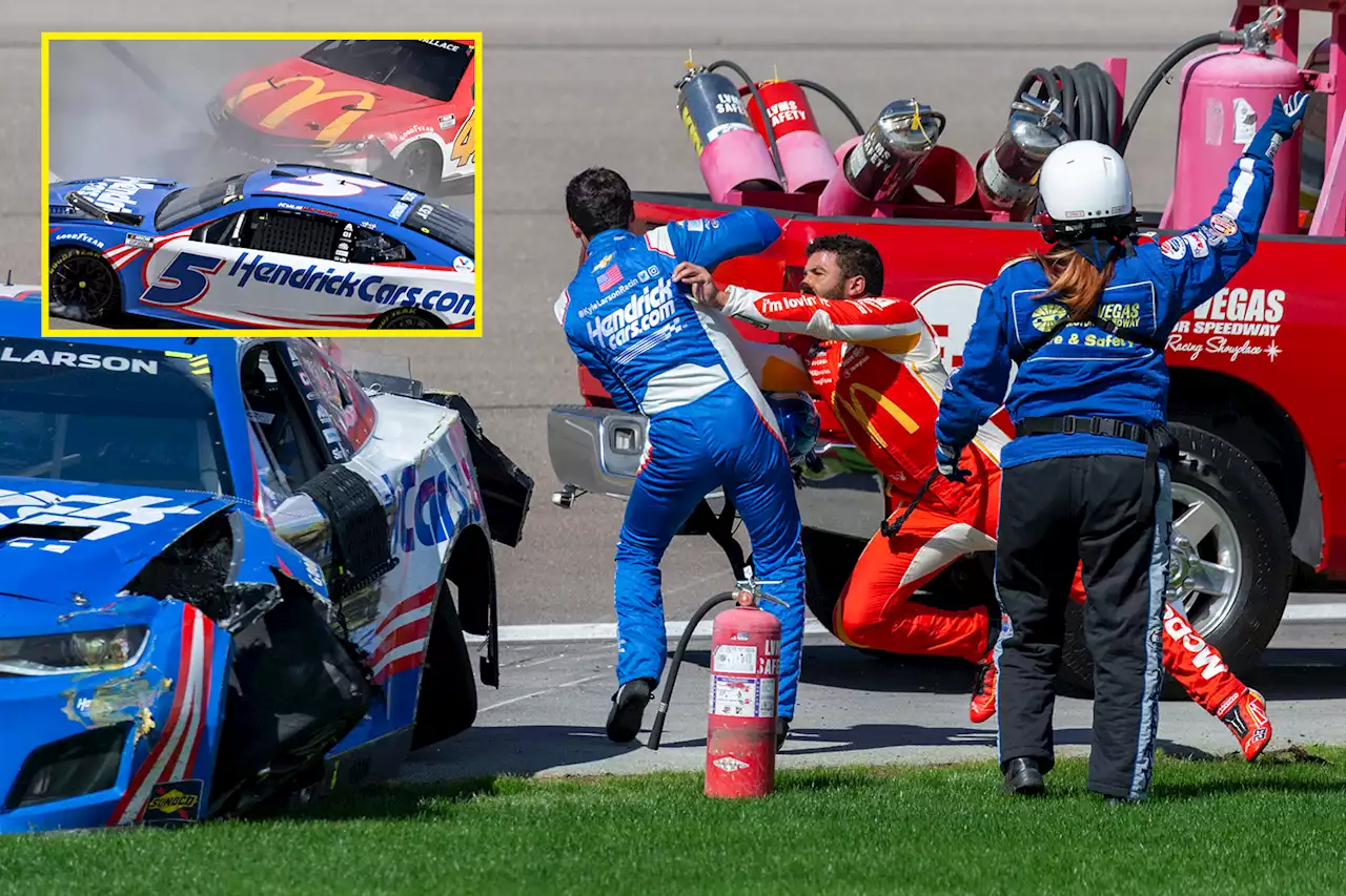 'P*** poor' - NASCAR driver defends 'retaliation' and fight after brutal takeout