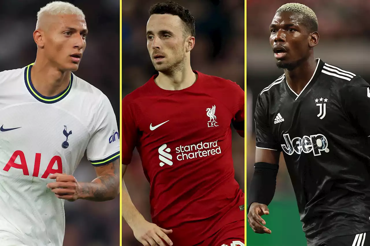 Richarlison, Pogba and Jota among stars sweating on fitness as World Cup looms