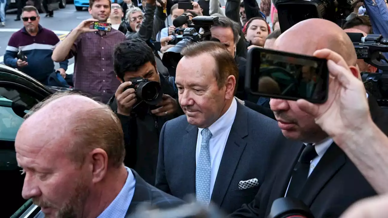 Kevin Spacey calls father a 'neo-Nazi' as misconduct trial continues