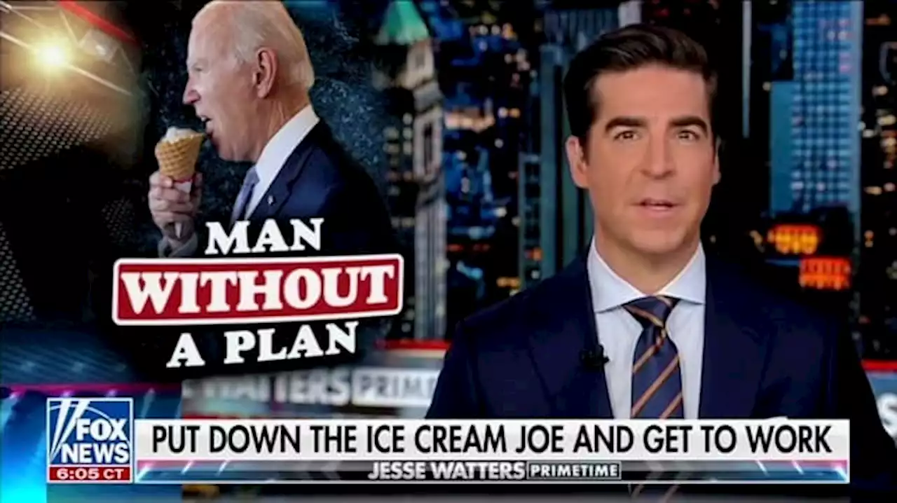 Fox Host Says Biden Eating Ice Cream Is ‘Too Casual’