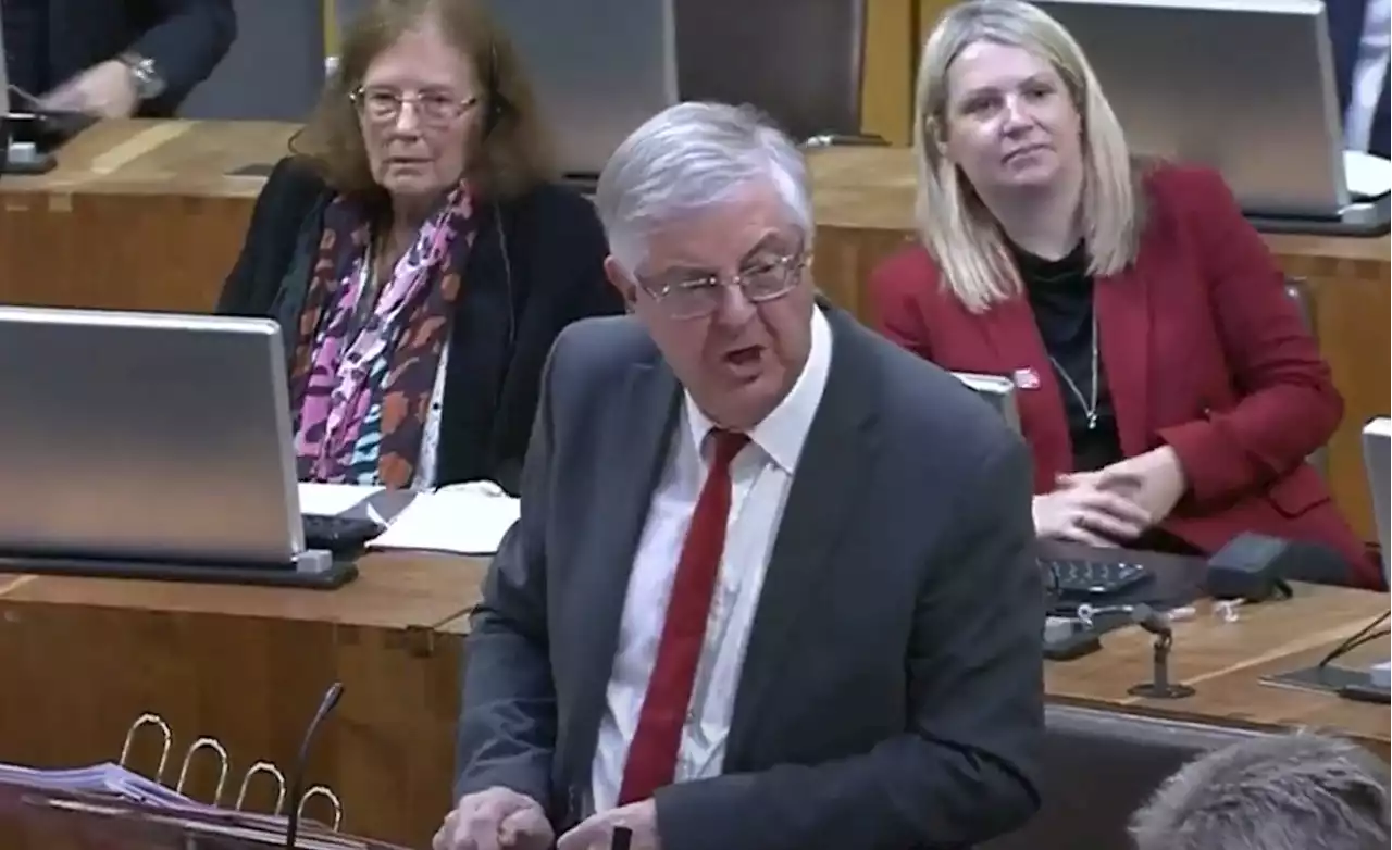 Welsh first minister Mark Drakeford shouts at Tory opponent in heated row over Liz Truss chaos