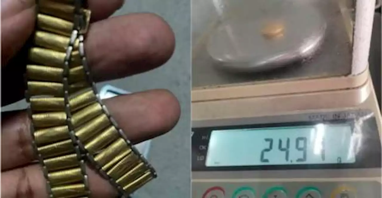 Lucky man discovers around RM 10,000 worth of gold in RM 10 watch strap