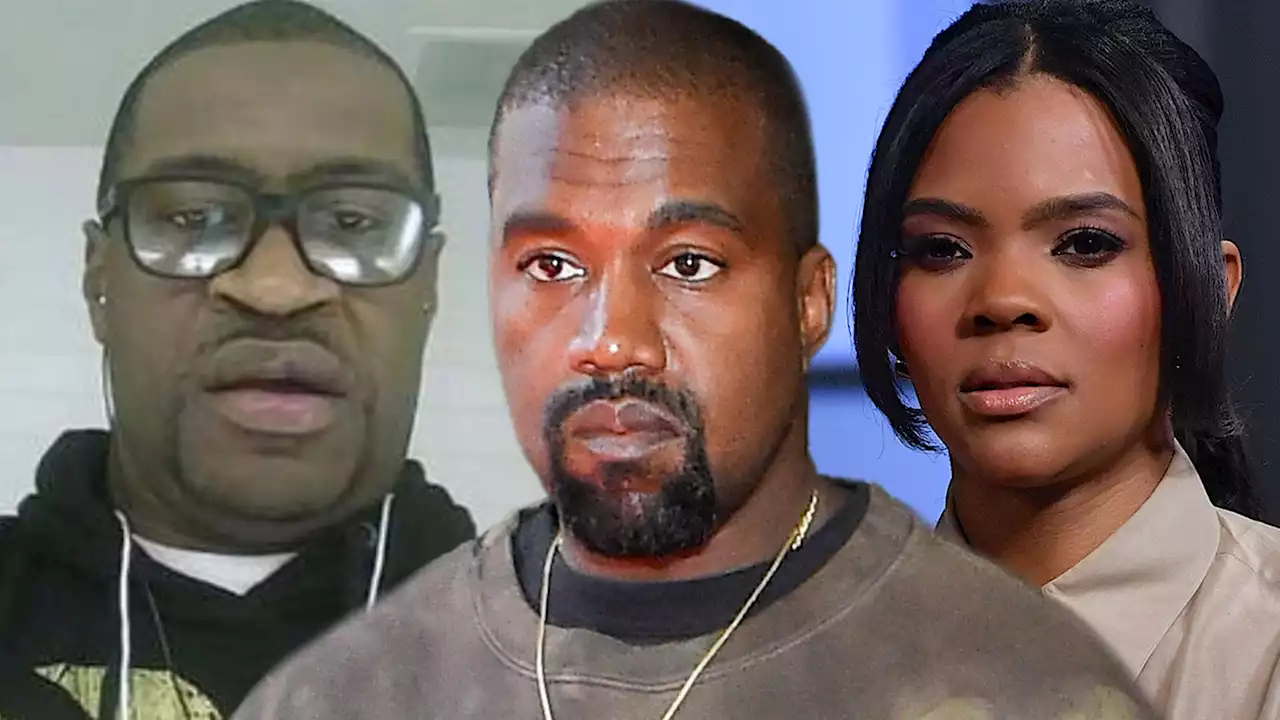 George Floyd Family Exploring Lawsuit Options Against Kanye, Candace Owens