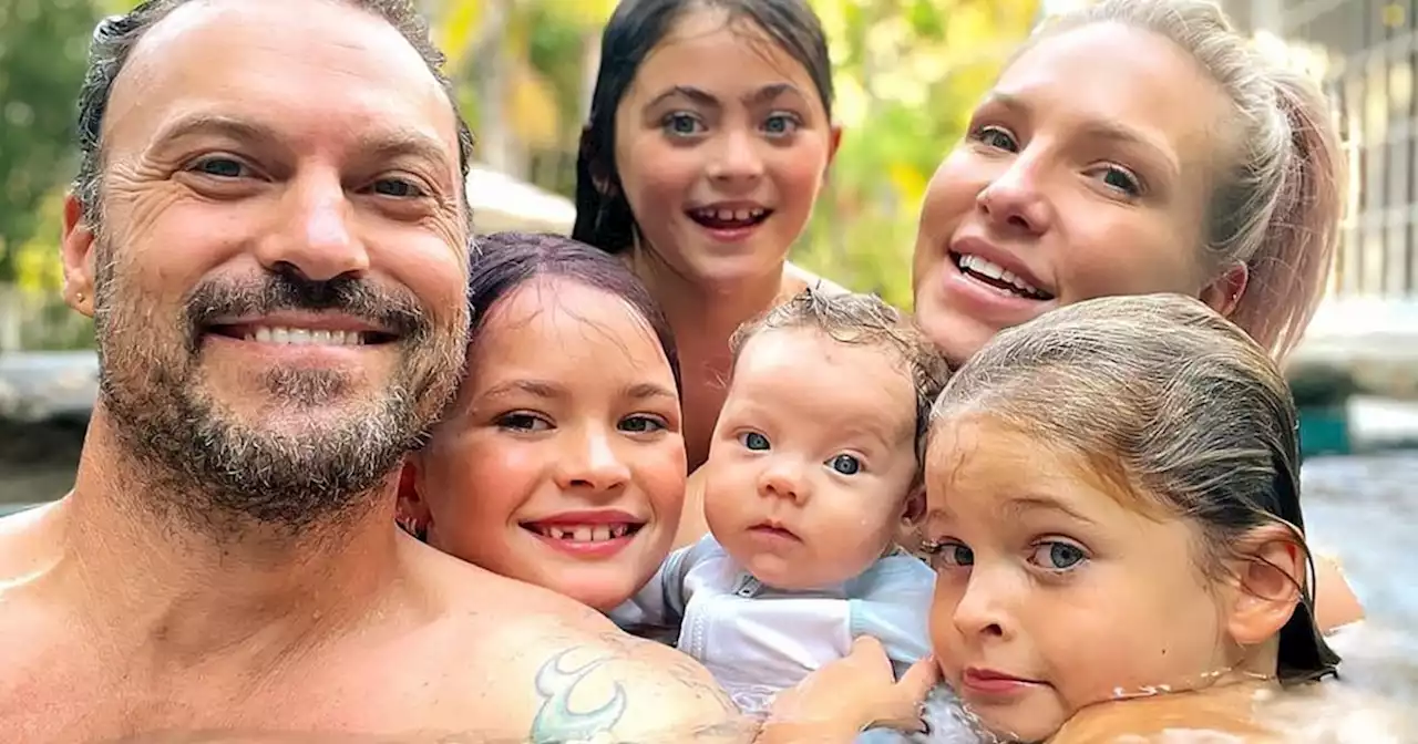 Brian Austin Green posts photos of his blended family for anniversary