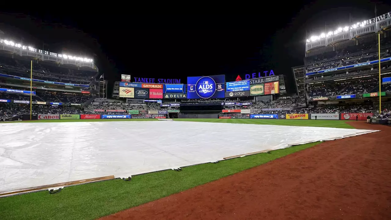 New York Yankees vs. Cleveland Guardians ALDS Game 5 won't start on time due to threat of rain