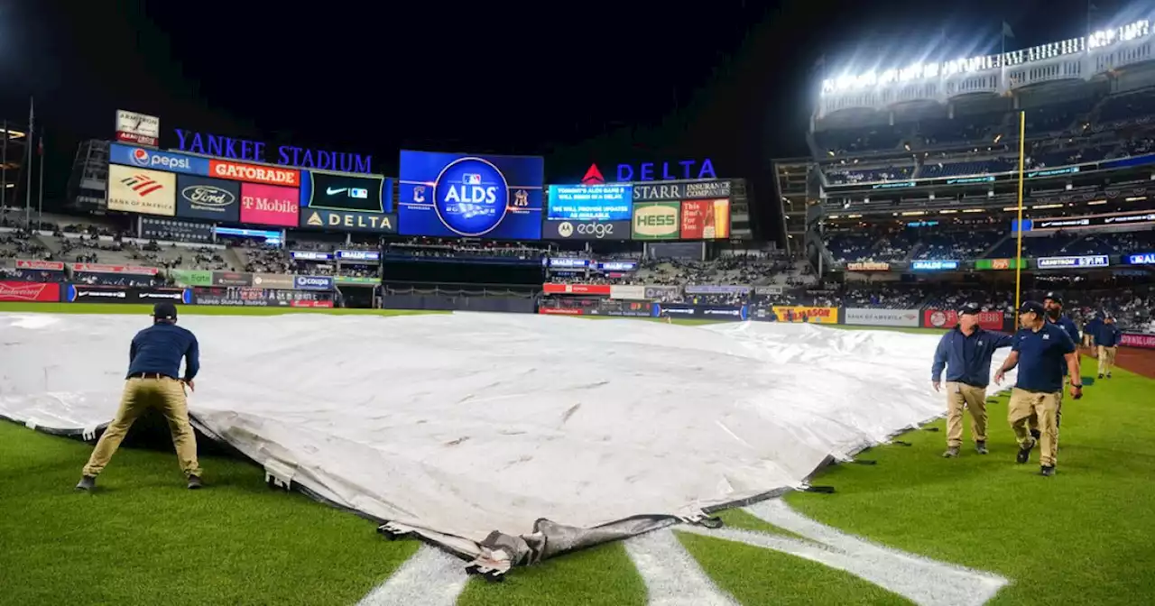 Guardians-Yankees rained out, to play ALDS Game 5 on Tuesday