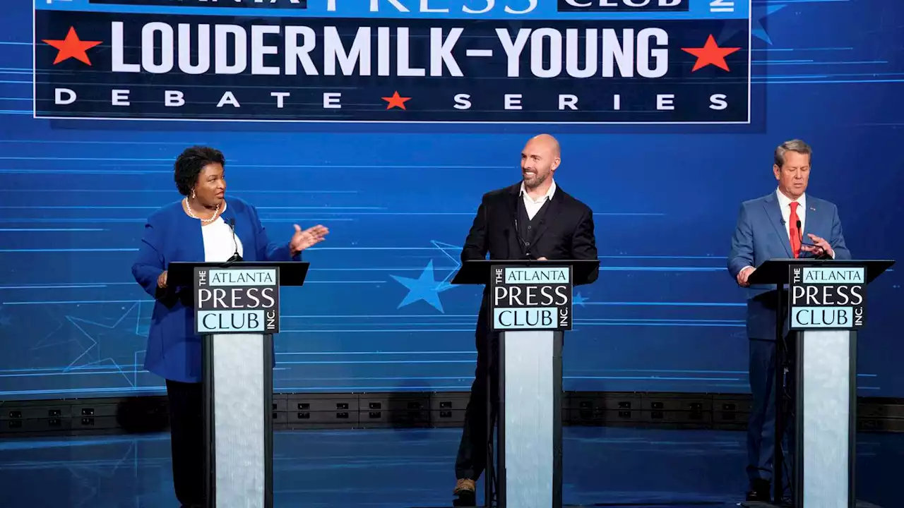 At Georgia debate, Abrams and Kemp clash on abortion, crime