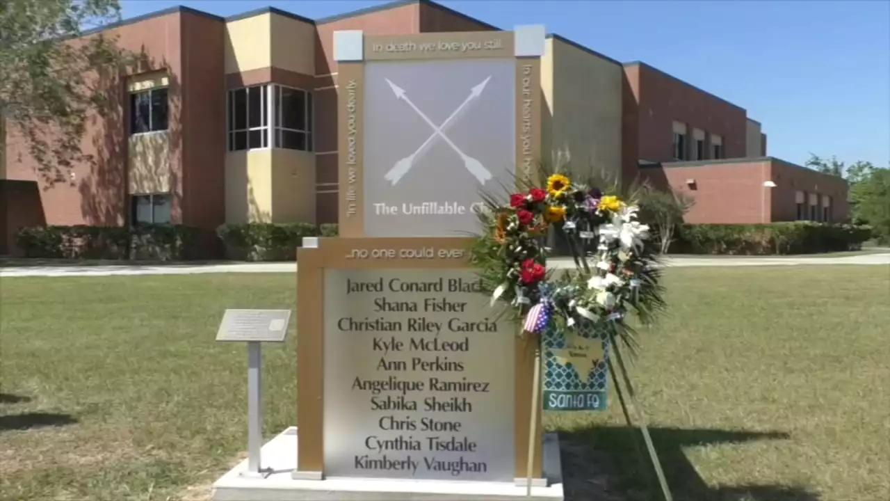 School officials remove memorial marker sign from Santa Fe High School within hours of board meeting