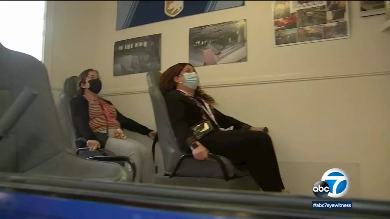 Earthquake simulator encourages CA residents to feel power of quakes in order to be prepared