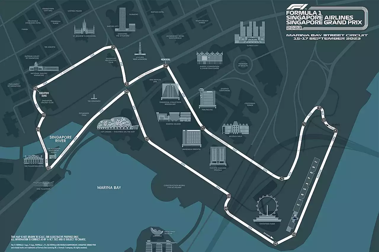 Singapore gets track changes for 2023, lap times to drop by over 20 seconds