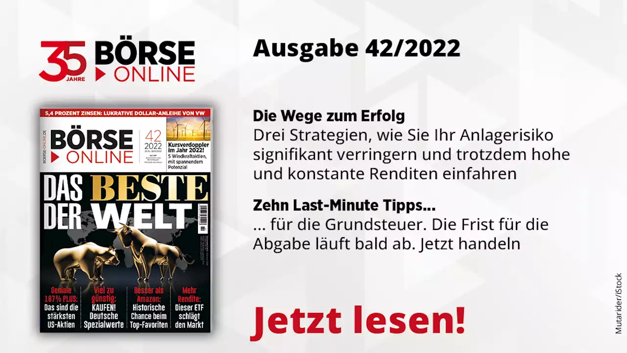 BÖRSE ONLINE 42/22 - BÖRSE ONLINE E-Paper