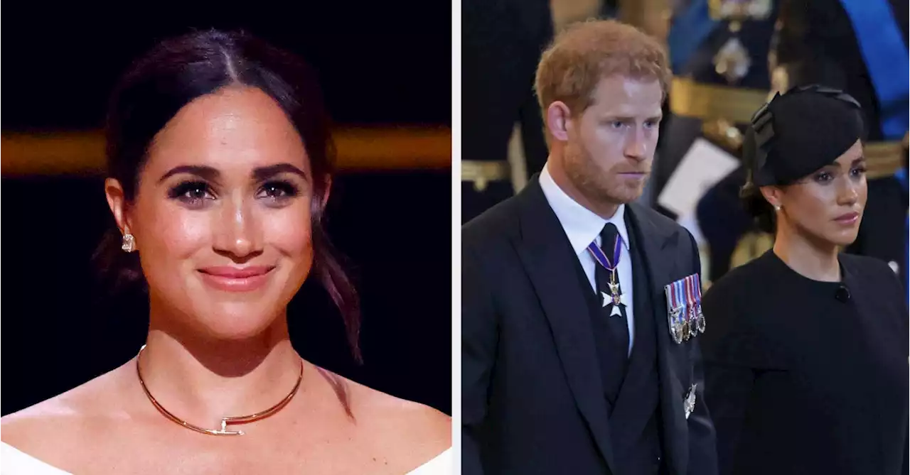 Meghan Markle Discussed Prince Harry's Reaction To Queen Elizabeth's Death