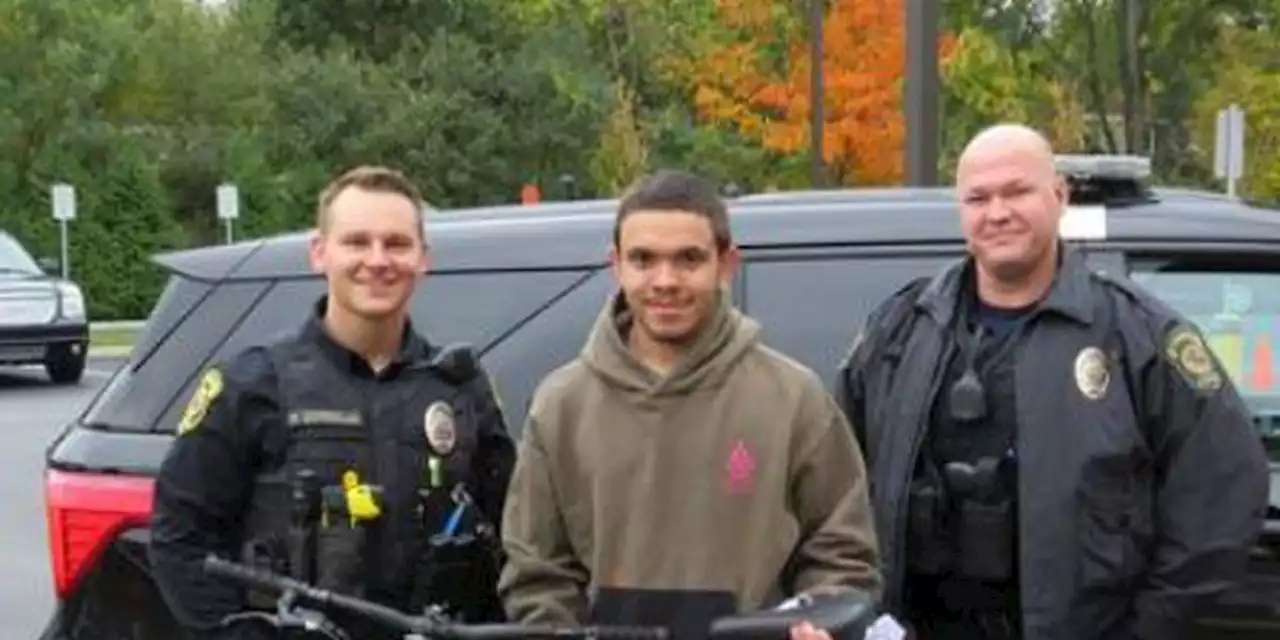 North Olmsted police help student who had to walk to work after his bike was stolen