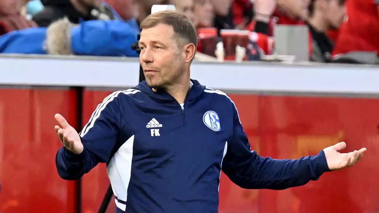 FC Schalke 04 entlässt Trainer Frank Kramer - Bundesligist zieht nach Pokal-Debakel die Reißleine