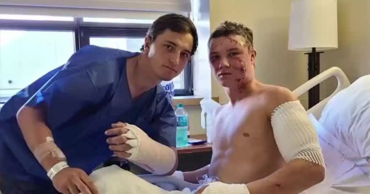 College wrestlers from Utah, Wyoming recall harrowing grizzly bear attack