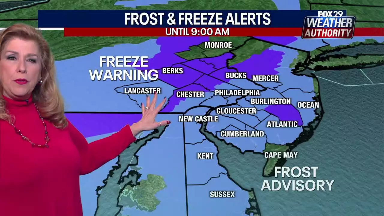 Weather Authority: Frost advisories in effect Wednesday morning as cool temperatures linger