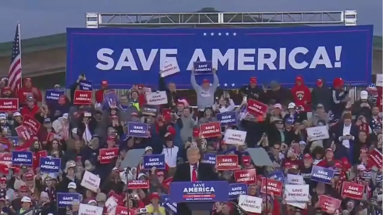 Former President Donald Trump holds rally in South Texas ahead of Midterm Election