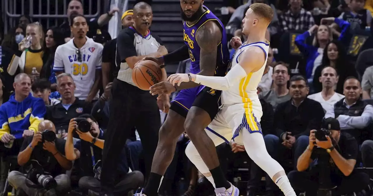 Lakers ride Big 3 in opener, but struggle from deep in loss to Warriors