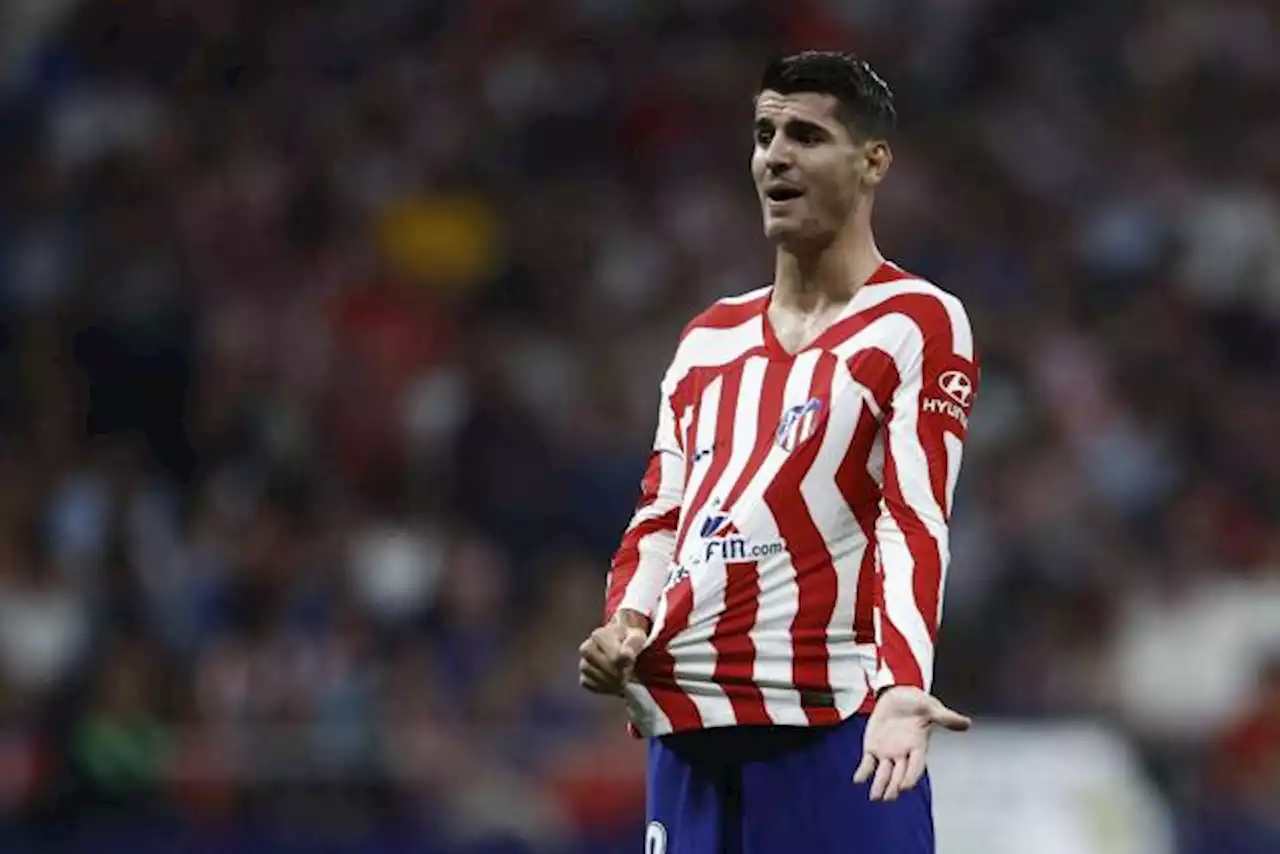Alvaro Morata (Atlético) peste contre le VAR après le nul contre le Rayo Vallecano