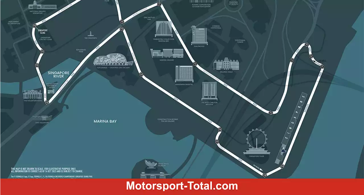 Neues Singapur-Streckenlayout für 2023: Rundenzeit circa 15 Sekunden schneller!