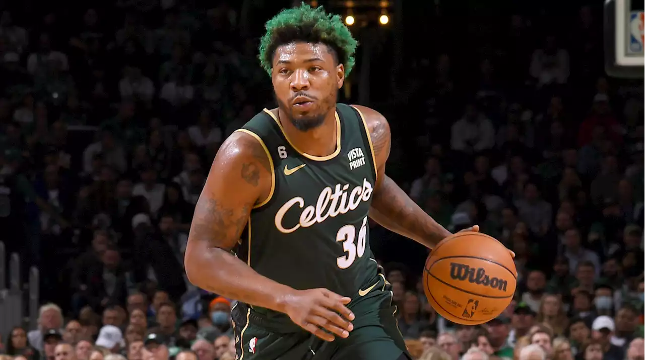 Marcus Smart, Joel Embiid Scuffle in Celtics-76ers NBA Season Opener