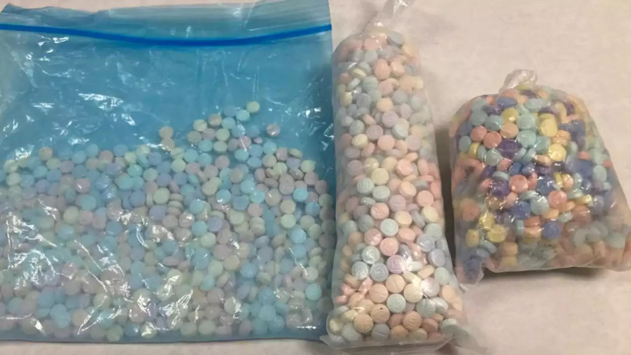 Pasadena Police Find ‘Rainbow Fentanyl' Among 300,000 Pills Hidden in Truck Tire